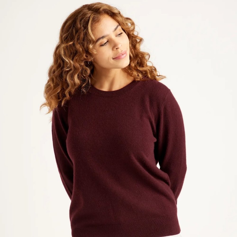 Quince Cashmere Crewneck Sweater